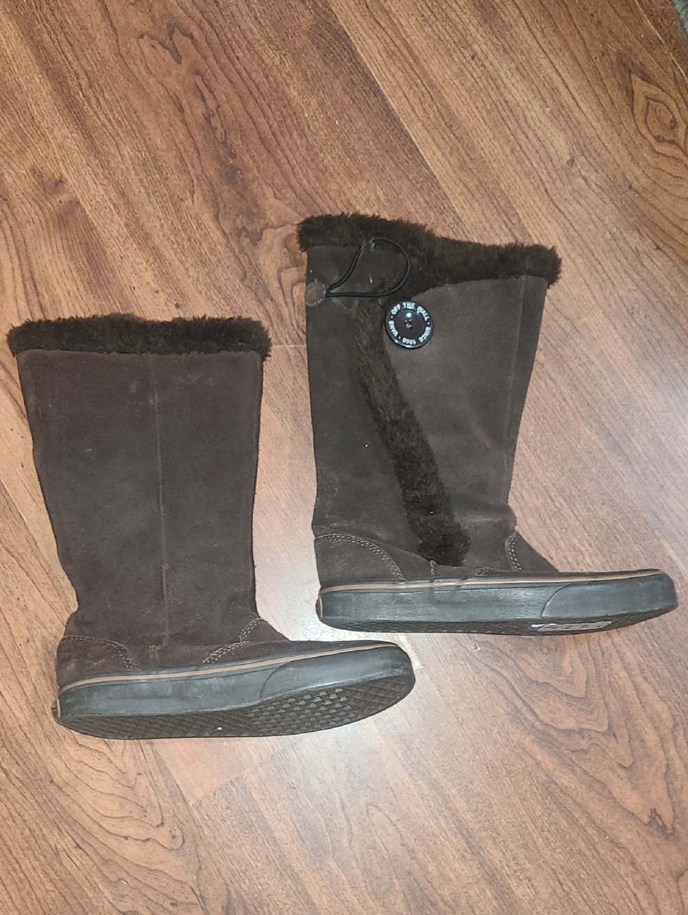 Vintage Vans Brown Suede Boots Size 7